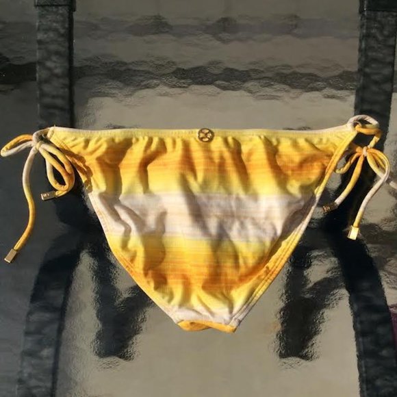 VIX Swimwear Long Tie Brazilian Bikini Bottom, Size L - Picture 5 of 6